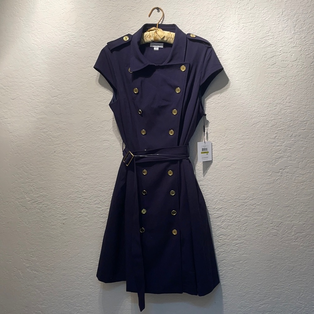 NAVY ADMIRALS DRESS by CALVIN KLEIN